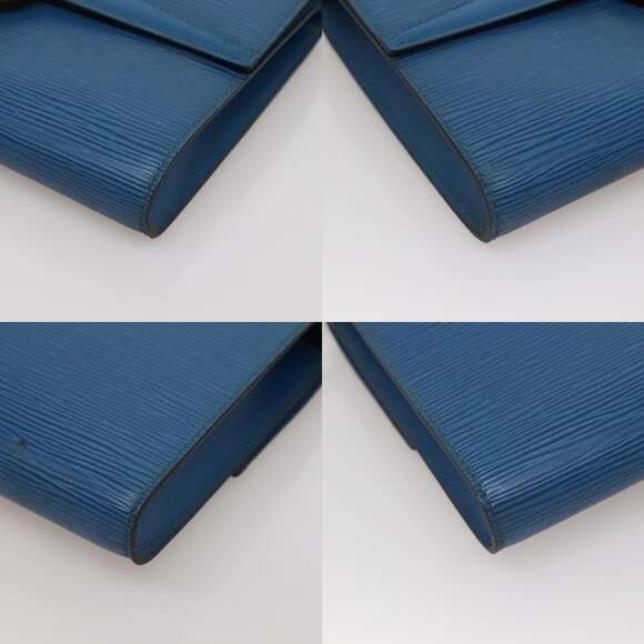 LOUIS VUITTON Epi Pochette Arche Shoulder Bag Blue M52575 - Picture 10 of 12